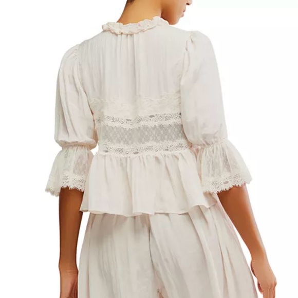FREE PEOPLE NWT FOREVER YOUNG BED JACKET MEDIUM - Picture 3 of 8